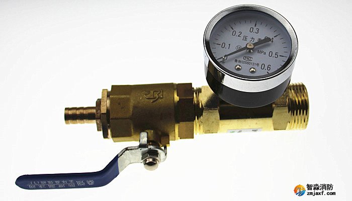 噴水末端測壓接頭